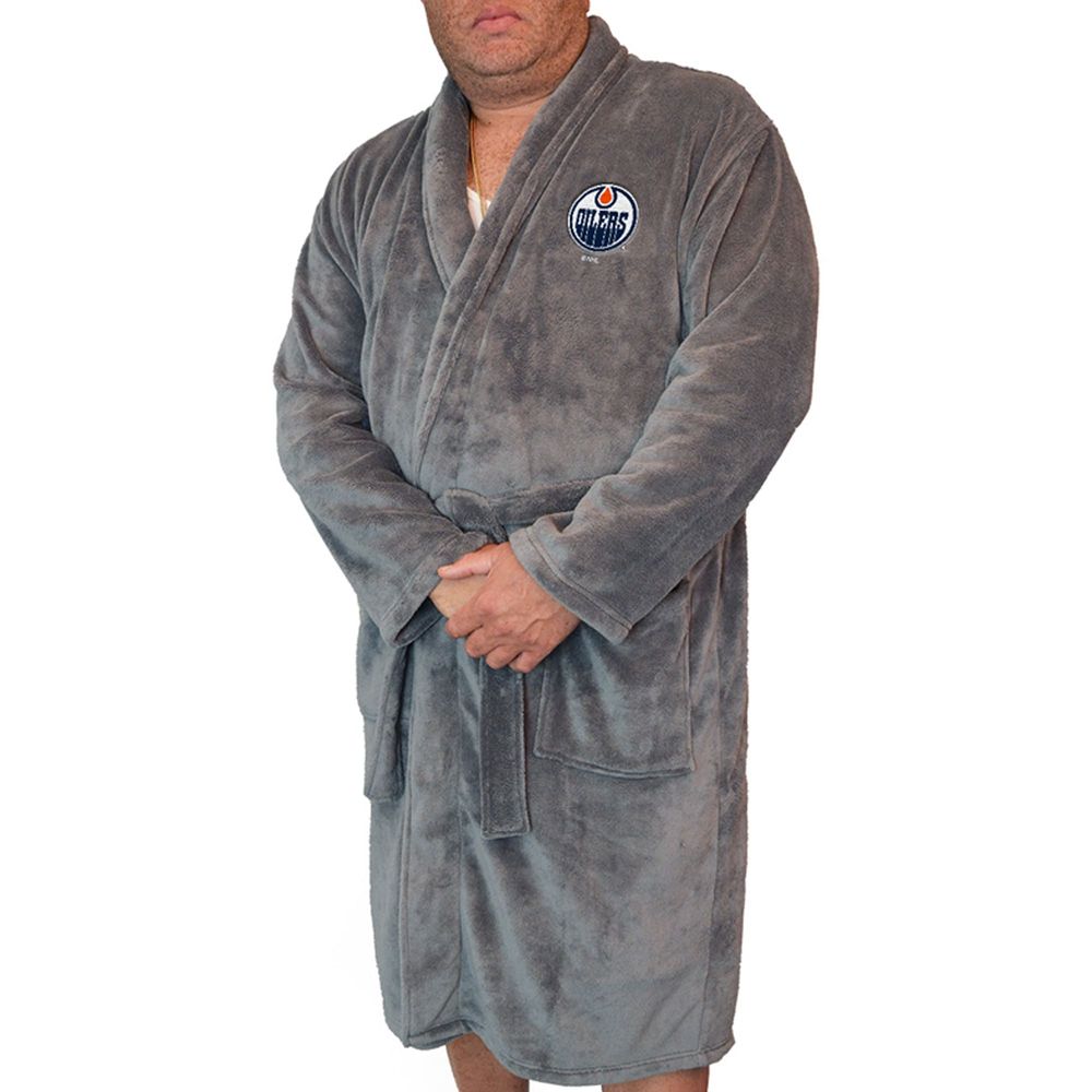 Men's ISlide Gray Edmonton Oilers Boss - Robe