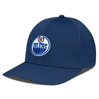 Men's Levelwear Navy Edmonton Oilers Zeta Insignia Core Flex Hat