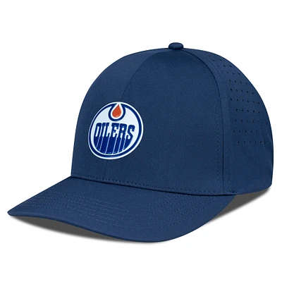 Men's Levelwear Navy Edmonton Oilers Zeta Insignia Core Flex Hat