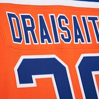 Maillot orange Power Play des Oilers d'Edmonton de Mitchell & Ness pour homme Leon Draisaitl