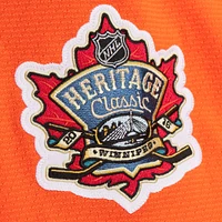 Maillot orange Power Play des Oilers d'Edmonton de Mitchell & Ness pour homme Leon Draisaitl