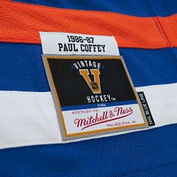 Men's Mitchell & Ness Paul Coffey Royal Edmonton Oilers  1986 Blue Line Player Jersey