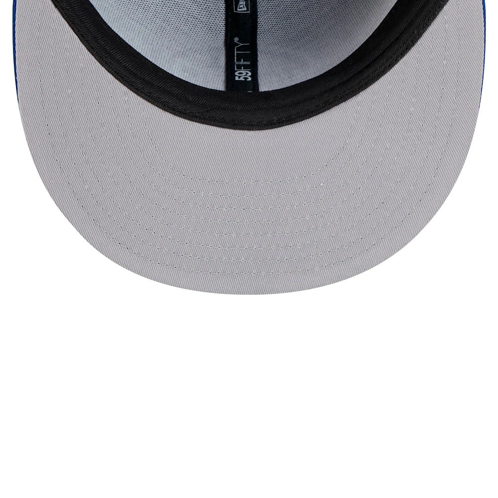 Men's New Era Royal Edmonton Oilers Core 59FIFTY Fitted Hat