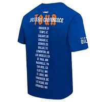 Men's Pro Standard Royal Edmonton Oilers Oversized City Tour T-Shirt