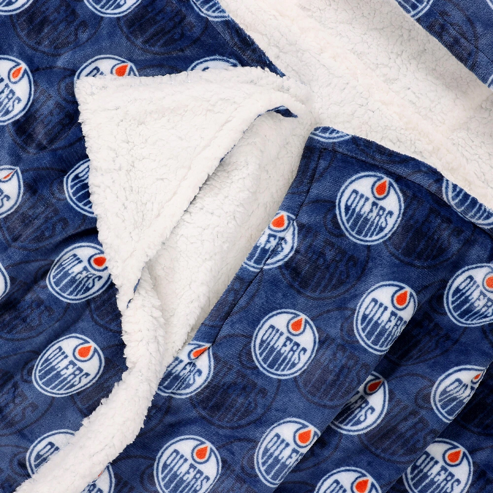 Couverture à capuche des Royal Edmonton Oilers 50'' x 70''