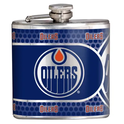 Edmonton Oilers 6oz. Stainless Steel Hip Flask - Silver