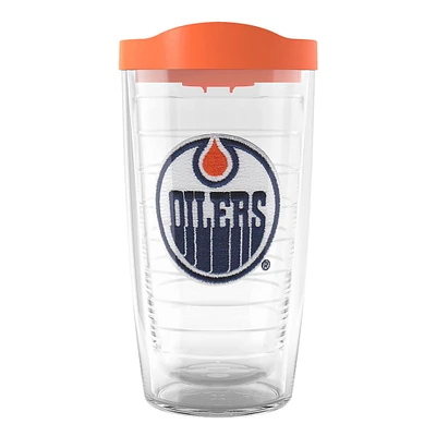 Tervis Oilers d'Edmonton 16 oz. Gobelet Emblème Classique