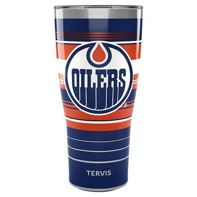 Tervis Edmonton Oilers 30oz. Hype Stripes Stainless Steel Tumbler