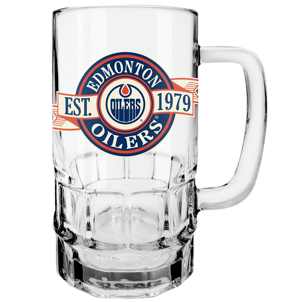 Les Oilers d'Edmonton Sports Vault 18 oz. Chope à bière