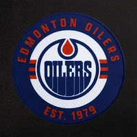 Peignoir unisexe noir des Oilers d'Edmonton