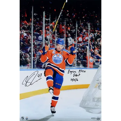 Autographed Edmonton Oilers Leon Draisaitl Fanatics Authentic Navy