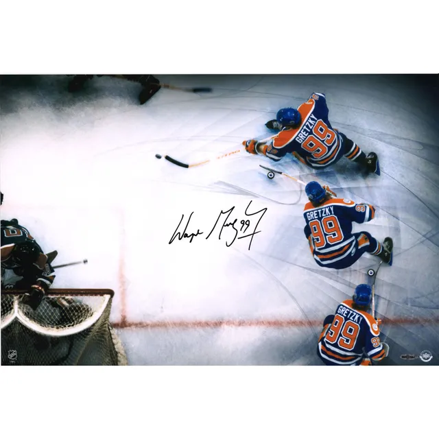 Wayne Gretzky Edmonton Oilers Impact Jersey Frame