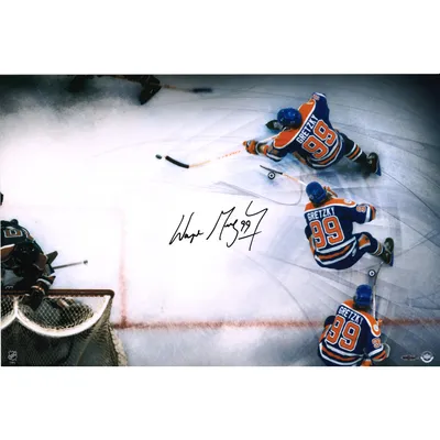 Wayne Gretzky Los Angeles Kings Autographed 16 x 20 Respect Photograph -  Limited Edition of 199 - Upper Deck