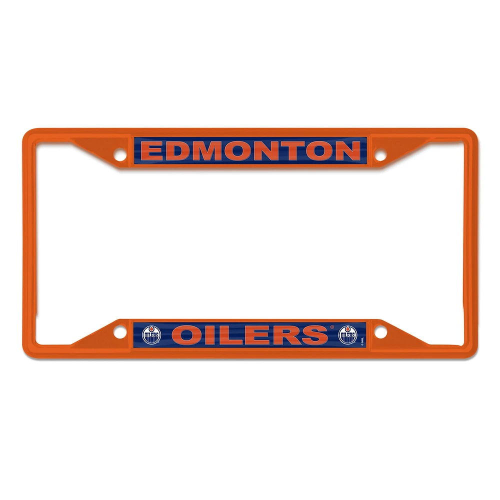 WinCraft Edmonton Oilers Chrome Cadre de plaque d'immatriculation