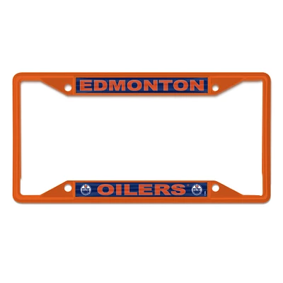 WinCraft Edmonton Oilers Chrome Cadre de plaque d'immatriculation