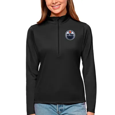Lids Edmonton Oilers Antigua Fortune Half-Zip Pullover Jacket