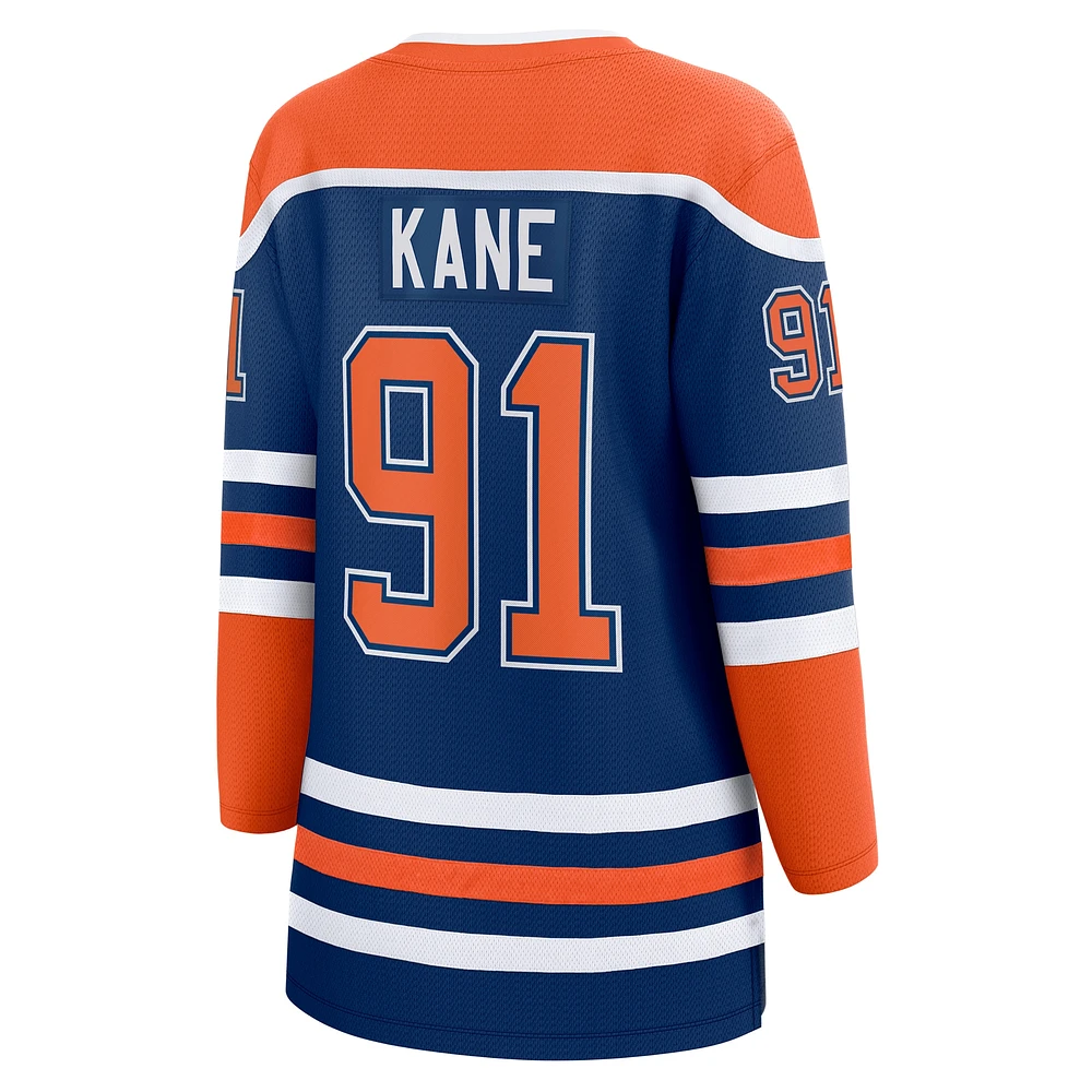 Maillot de joueur échappé à domicile Fanatics Evander Kane des Royal Edmonton Oilers pour femmes