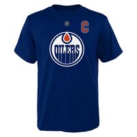 Youth Connor McDavid Royal Edmonton Oilers Captain Name & Number - T-Shirt