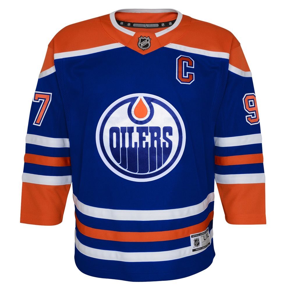Outerstuff Youth Connor McDavid Royal Edmonton Oilers Home Premier Player Jersey