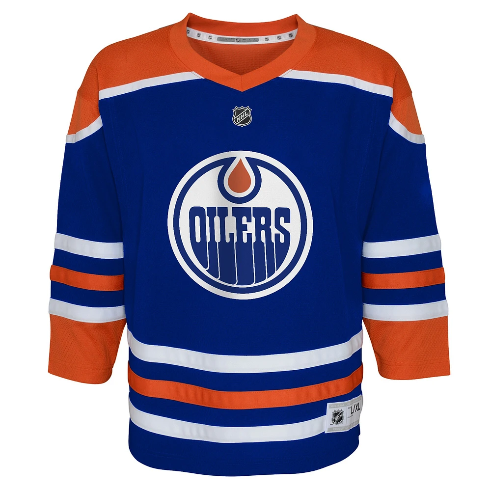 Jeunesse Leon Draisaitl Royal Edmonton Oilers Domicile - Maillot de joueur réplique