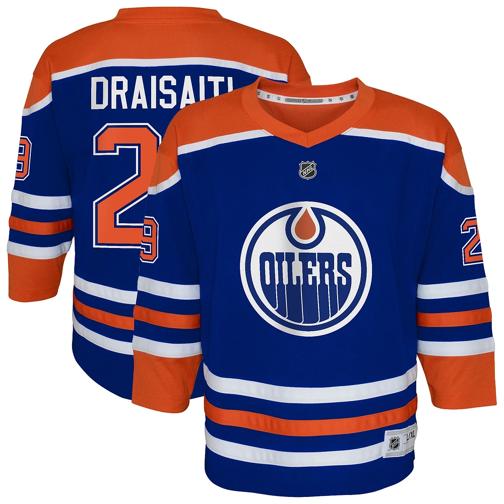 Youth Leon Draisaitl Royal Edmonton Oilers Home Replica Player Jersey