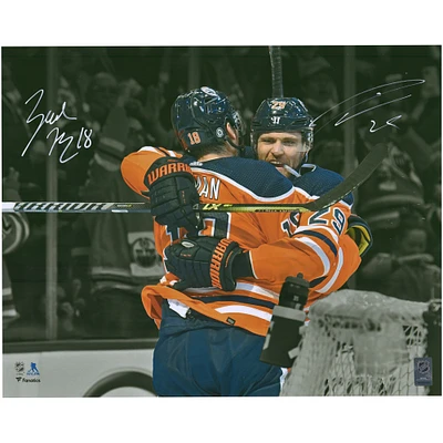 Zach Hyman & Leon Draisaitl Edmonton Oilers Autographed 16'' x 20'' Photograph
