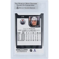 Carte authentifiée dédicacée 2021-22 Upper Deck O-Pee-Chee Platinum #175 Beckett Fanatics par Zach Hyman des Oilers d'Edmonton