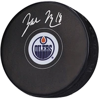 Rondelle de hockey autographiée par Zach Hyman des Oilers d'Edmonton