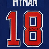 Zach Hyman Edmonton Oilers Autographed Royal Fanatics Premium Jersey