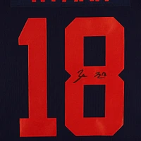 Zach Hyman Navy Edmonton Oilers Autographed adidas Alternate Authentic Jersey