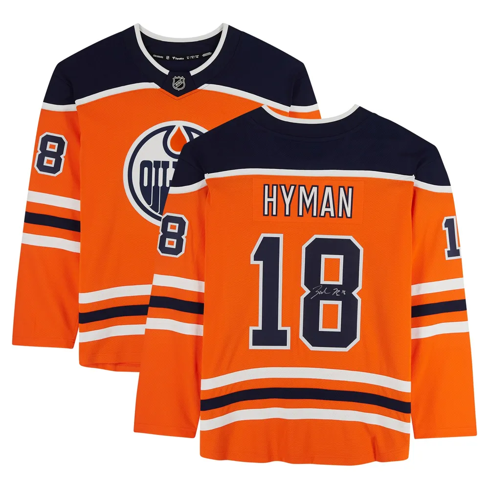 Women's Fanatics Branded Zach Hyman Orange Edmonton Oilers
