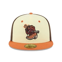 Men's New Era  Yellow El Paso Chihuahuas Theme Nights 59FIFTY Fitted Hat