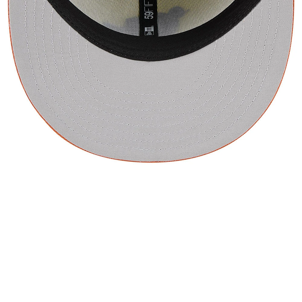 Men's New Era  Yellow El Paso Chihuahuas Theme Nights 59FIFTY Fitted Hat