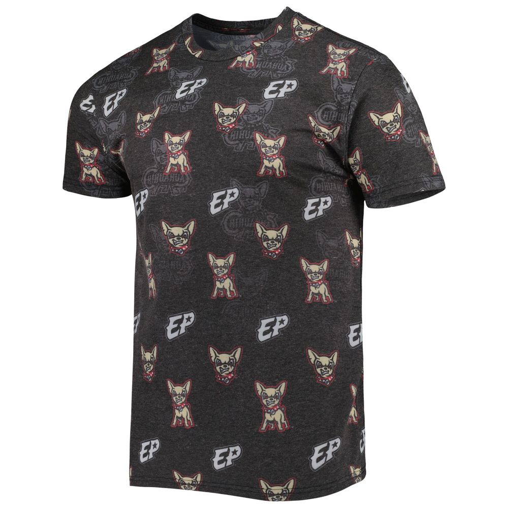 Men's Black El Paso Chihuahuas Allover Print Crafted T-Shirt