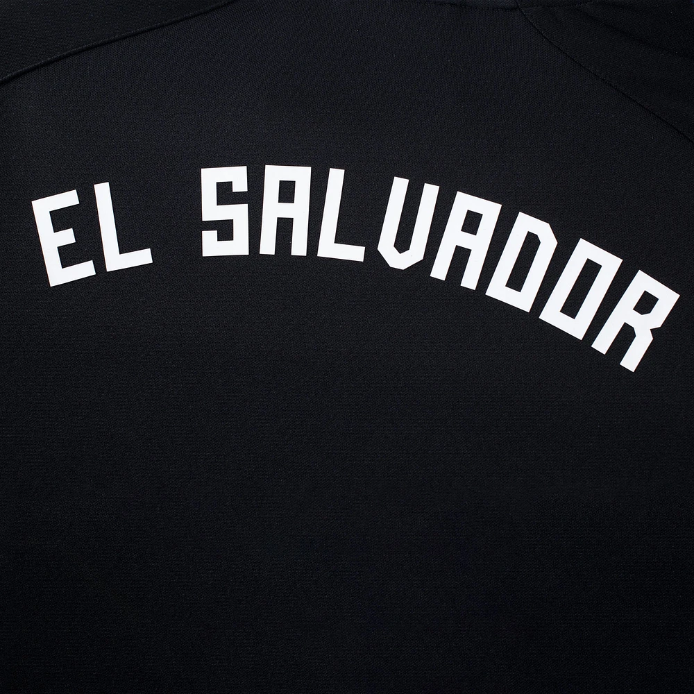 Men's Umbro  Black El Salvador National Team Full-Zip Hooded Rain Jacket