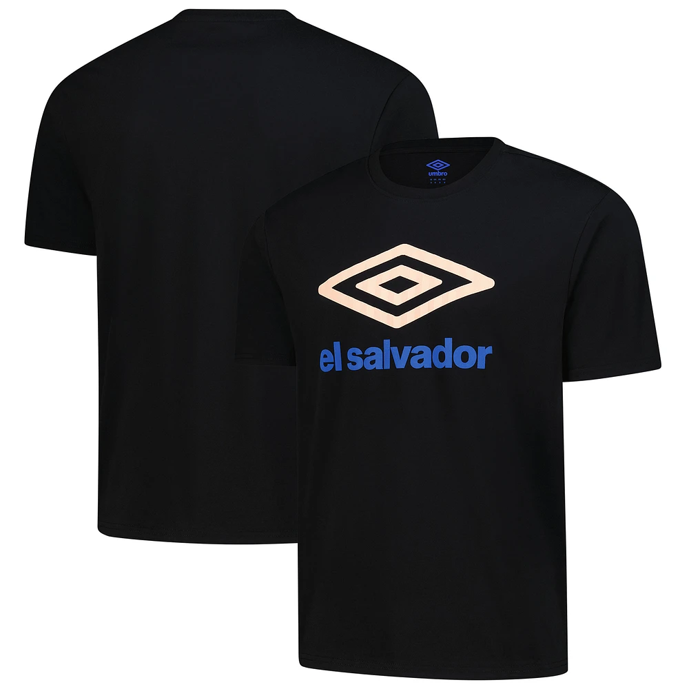 Men's Umbro  Black El Salvador National Team Graphic T-Shirt