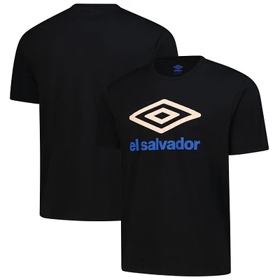 Men's Umbro  Black El Salvador National Team Graphic T-Shirt