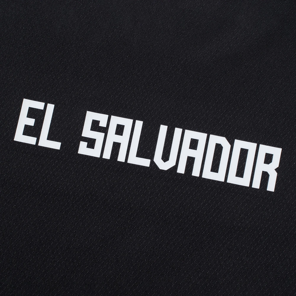 Men's Umbro  Black El Salvador National Team Presentation Raglan Full-Zip Jacket