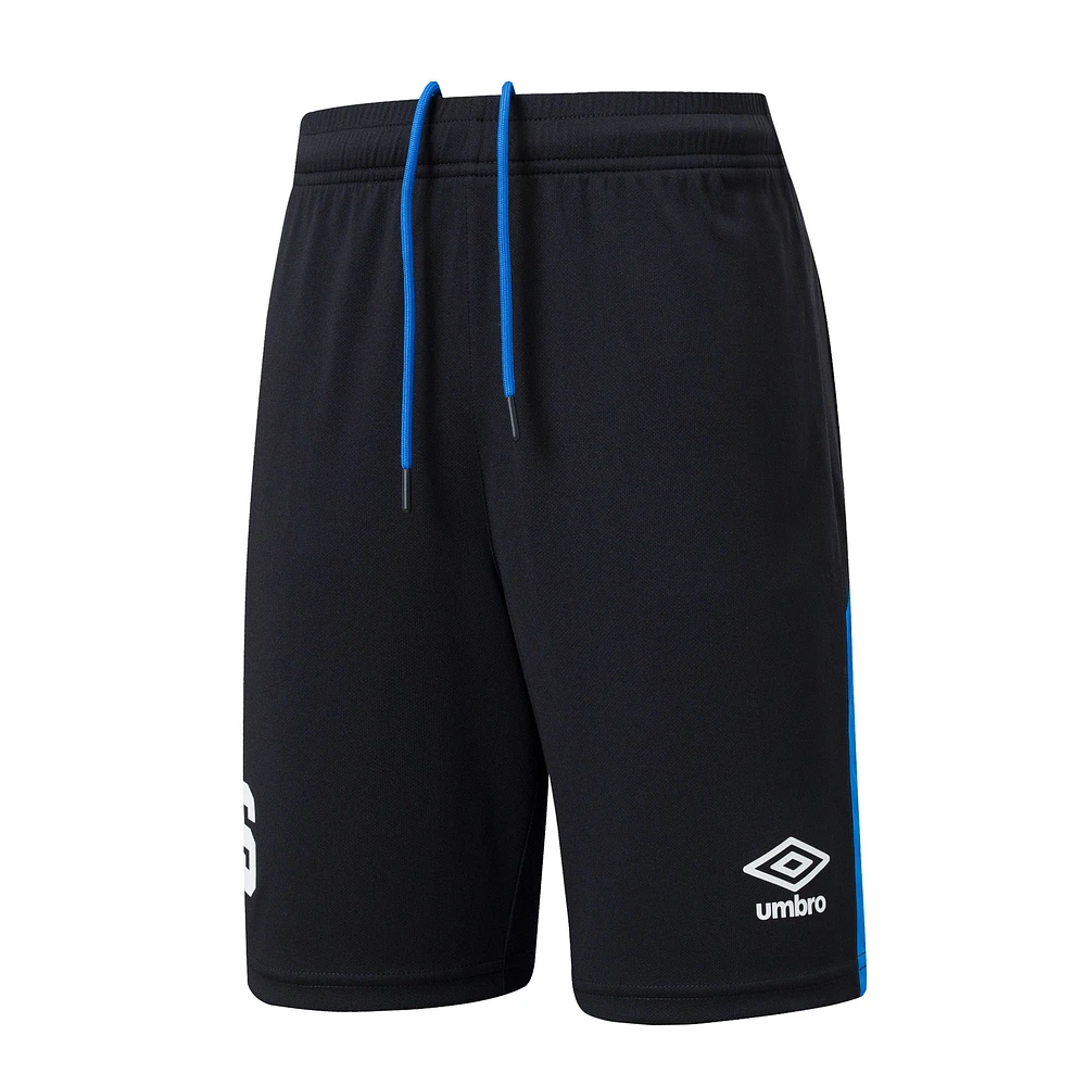 Short d'entraînement Umbro noir pour homme de l'équipe nationale du Salvador