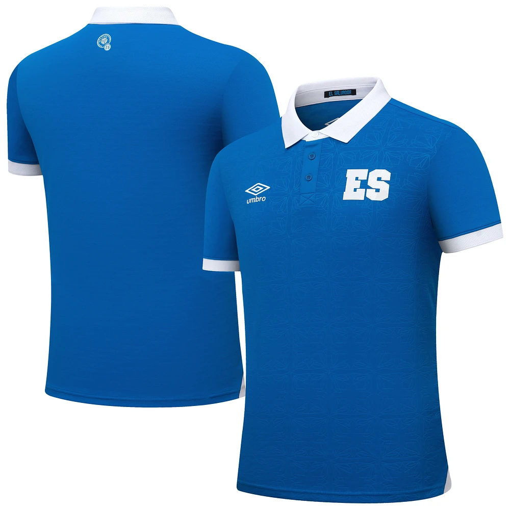 Maillot Umbro bleu pour homme, réplique de l'équipe nationale du Salvador 2025, domicile