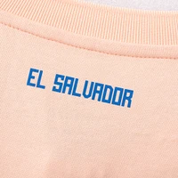 Polo à col ras du cou de l'équipe nationale Salvador Umbro Coral pour hommes
