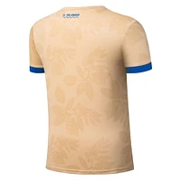 Maillot d'avant-match de l'équipe nationale Umbro Tan El Salvador 2025 pour hommes