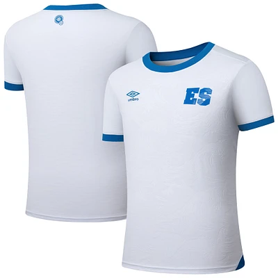Maillot réplique extérieur Umbro blanc de l'équipe nationale du Salvador 2025 pour homme