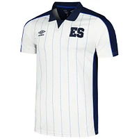 Maillot Umbro blanc El Salvador pour hommes, quatrième réplique de l'équipe nationale 2024