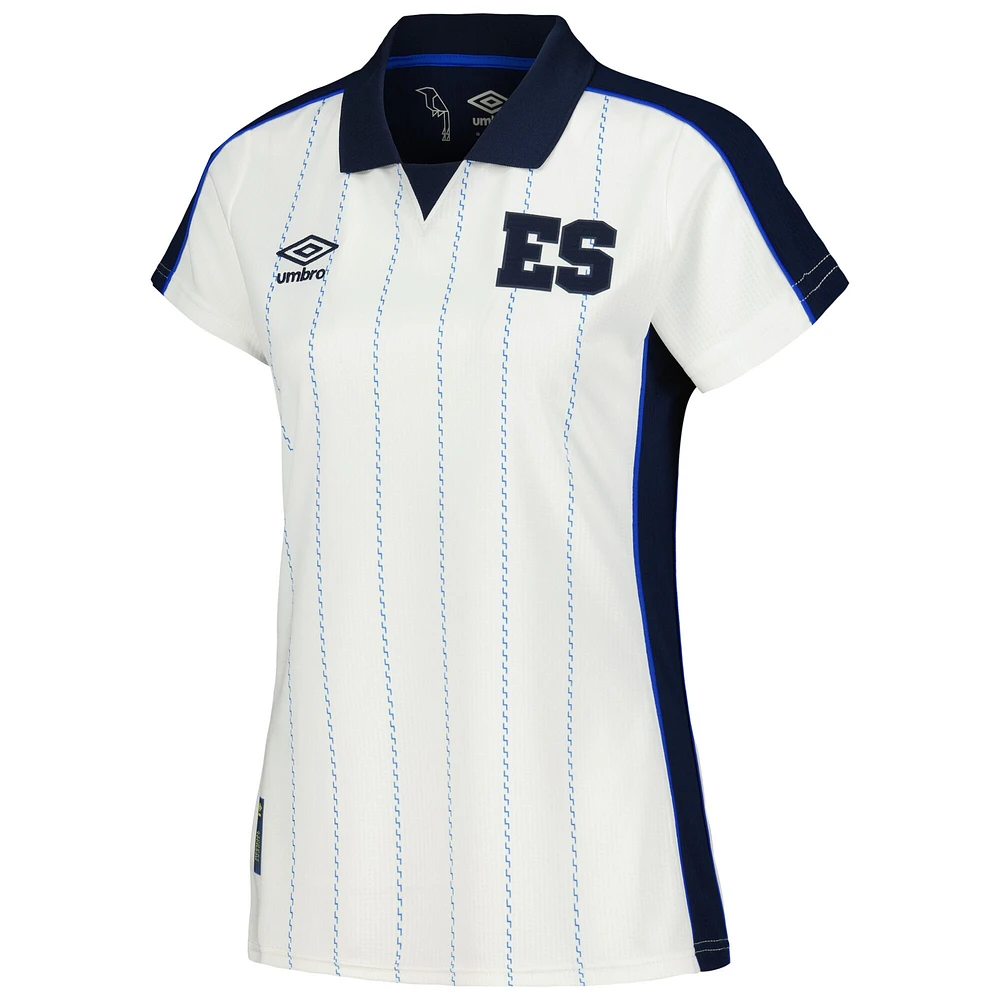 Maillot Umbro blanc El Salvador pour femme, quatrième réplique de l'équipe nationale 2024