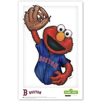 Elmo Boston Red Sox 11" x 17" Sesame Street Poster Print