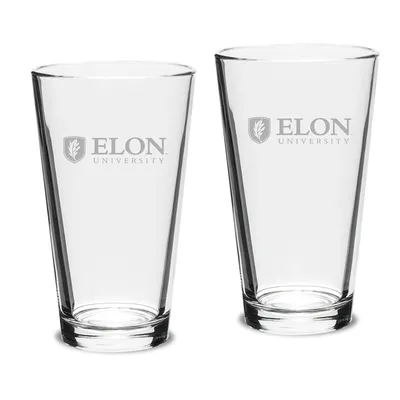 Elon Phoenix 16oz. 2-Piece Classic Pub Glass Set