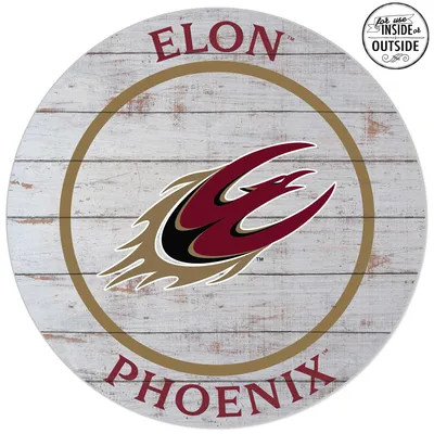 Elon Phoenix 20'' x 20'' Indoor/Outdoor Weathered Circle Sign