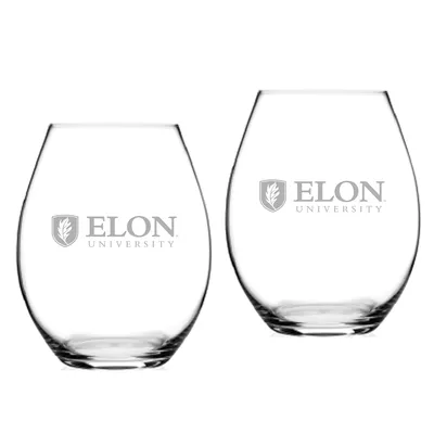 Elon Phoenix 20oz. 2-Piece Riedel Stemless Wine Glass Set