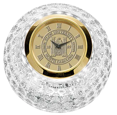 Elon Phoenix Crystal Golf Ball Clock - Gold